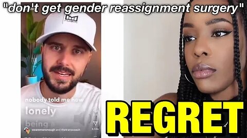 "I REGRET transitioning GENDERS.. it's NOT normal.." - Reaction