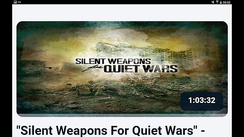 "Silent Weapons For Quiet Wars" - Full Read ** LINKS BELOW **