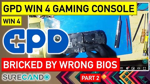 Reviving the GPD WIN 4 Gaming Console_ Bricked by Wrong BIOS - Repair Attempt (Part 2)
