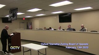 Oxford Township Zoning Board of Appeals Meeting: February, 13th 2023