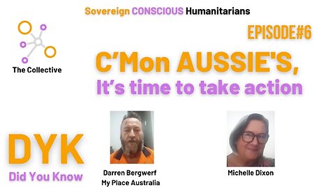 6. Did You Know (DYK) Darren Bergwerf - My Place Australia. It’s time to take action