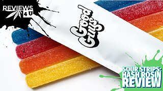 HASH ROSIN SOUR STRIPS REVIEW | MEDIBLE MUNCHIES- GOOD GUYS