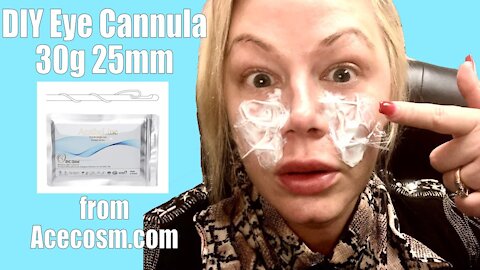 DIY Eye Cannula 30g 25mm acecosm.com threads - take 2! | Wannabe Beauty Guru