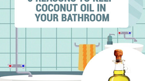 6 reasons to keep coconut oil in your bathroom