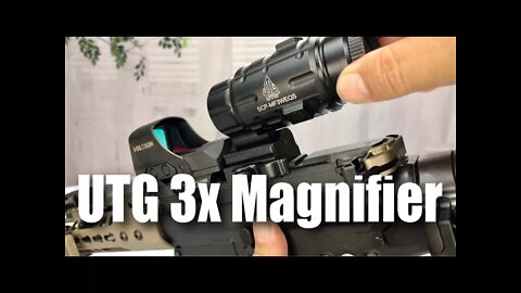UTG 3X Magnifier with Flip-to-side QD Mount Review