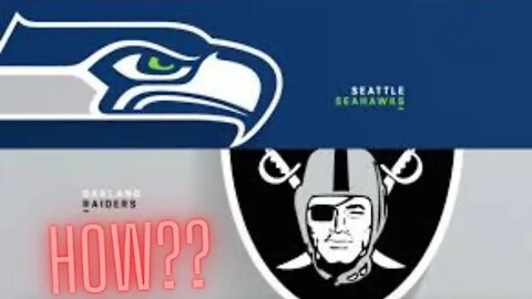 Seattle Seahawks vs Las Vegas Raiders reaction. Mr. KC from the 813 Bold Predictions podcast.