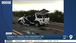 Deadly crash on Highway 80