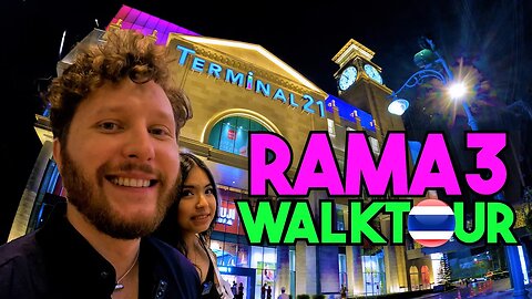 Terminal 21 Rama 3 Bangkok Walk Tour (Eating at MK Restaurant)