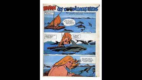 Rahan. Episode Forty Nine. The Blue shells. by Roger Lecureux. A Puke (TM) Comic.