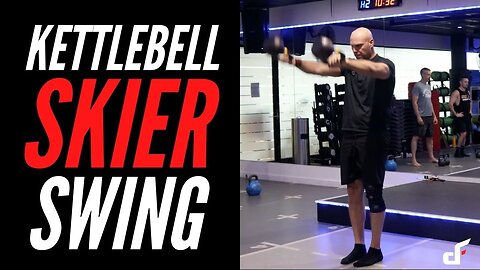 Double Kettlebell Skier Swing