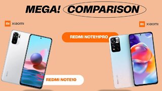 Redmi note10 VS Redmi Note11PRO