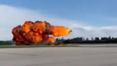 Something Goes Very Wrong During Air Show Practice With A Fighter Jet, Crashes And Kills Pilot