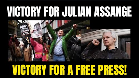 BREAKING: UK Judge gives Julian Assange a BIG Victory. Thwarts a corrupt US DOJ extradition order