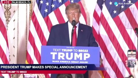 President Trump Announces Candidacy for the President of the United States 2024