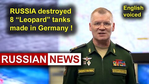 Russia destroyed 8 Leopard tanks made in Germany! Ukraine