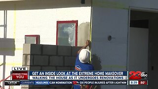 Renovations continue on home for a local family chosen for the show Extreme Makeover: Home Edition