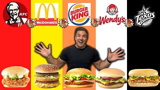 FAST FOOD Burgers BEST To WORST (KFC VS MCDONALDS VS BURGER KING + MORE!) Burger Battle!