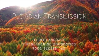 Pleiadian Transmission: Light Language Strengthening Boundaries