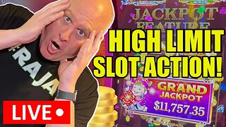 LIVE INCOMING MASSIVE BETS FOR THE GRAND JACKPOT! HIGH LIMIT SLOT ACTION