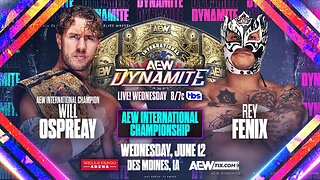 Will Ospreay vs. Rey Fenix: AEW International Title Match! #shorts