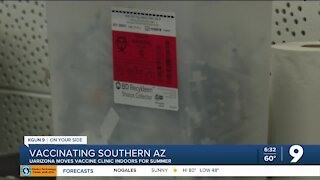 University of Arizona COVID-19 vaccination site moves indoors