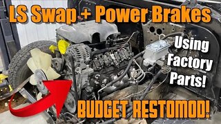 The '62 GMC Gets An LS Swap & Hydroboost Brakes! GMC C1000 Restomod Ep. 5