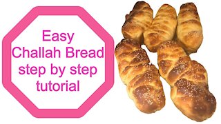 Challa bread easy step by step tutorial