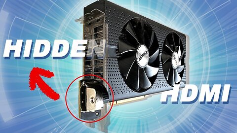 This GPU has a Hidden HDMI... Converting the RX 470 Mining to Gaming