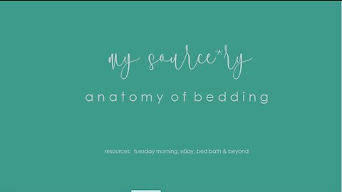 Anatomy of Bedding