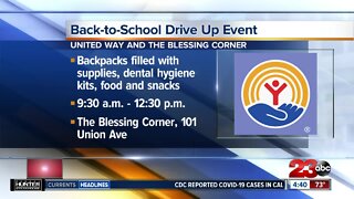 Back-to-school drive up event