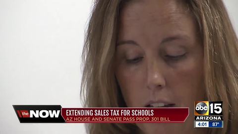 Arizona Senate passes sales tax bill for schools