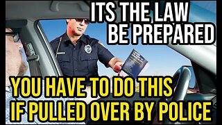 YOU HAVE TO PROVIDE YOUR LICENSE, REGISTRATION, AND INSURANCE WHEN PULLED OVER; THATS THE LAW;