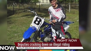 Deputies cracking down on illegal riding