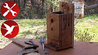 Bird Nest Box - Cleaning and Preparing for New Season - After Two Years