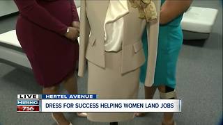 Helping women find jobs by providing an outfit and support