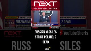 Russian Missiles Strike Poland, 2 Dead #shorts