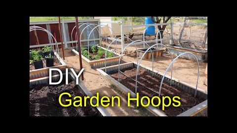 Garden Hoops with a Pallet - How to make