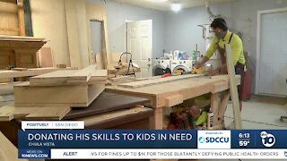 Chula Vista man builds desks for children in need