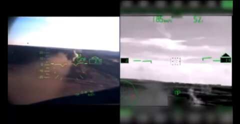 Russian KA-52s attack Ukrainian Military Defense systems