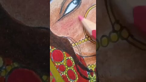 Girl Colour Pencil Drawing 😍