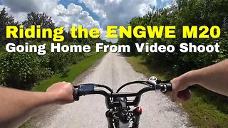 eBike Riding | ENGWE M-20 Moped Style eBike