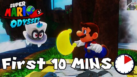 Super Mario Odyssey | First 10 Minutes & First Power Moon!