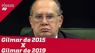 Gilmar Mendes antes e depois