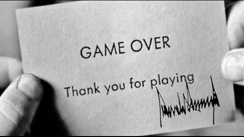 To be blunt... Game Over!