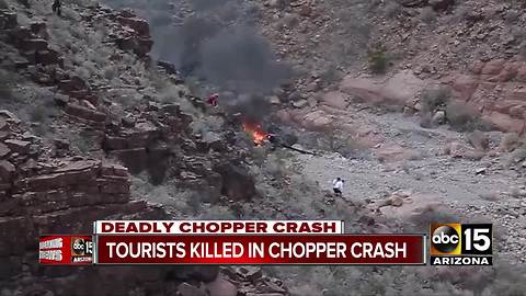 Victims from Grand Canyon helicopter crash identified