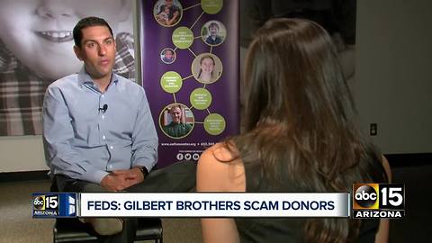 Gilbert brothers charged in fundraising scam