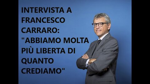 La nostra intervista a Francesco Carraro. "Dobbiamo creare reti civili di persone consapevoli"