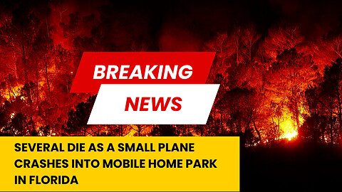 Several Die as Small Plane Crashes Into Mobile Home Park in Florida