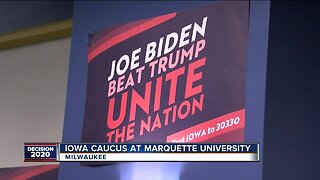 Iowans caucus at Marquette University