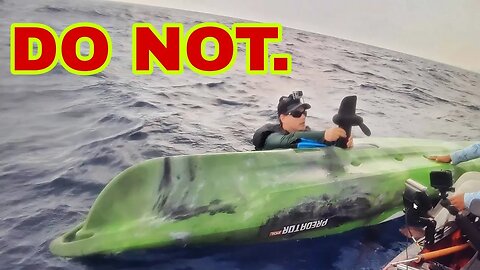 Kayak Fishing NEVER DO THIS!